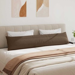 Coussins de canapé 2 pcs Marron 200 x 40 cm tissu 519694519694