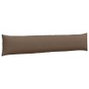 Coussins de canapé 2 pcs Marron 200 x 40 cm tissu 519694519694