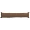 Coussins de canapé 2 pcs Marron 200 x 40 cm tissu 519694519694
