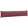 Coussins de canapé 2 pcs Bordeaux 200 x 40 cm tissu 519695519695