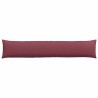 Coussins de canapé 2 pcs Bordeaux 200 x 40 cm tissu 519695519695