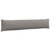 Coussins de canapé 2 pcs Taupe 200 x 40 cm tissu 519696519696