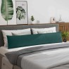 Coussins de canapé 2 pcs Vert foncé 200 x 40 cm tissu 519697519697