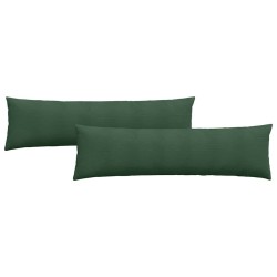 Coussins de canapé 2 pcs Vert foncé 145 x 40 cm 519700519700