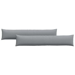 Coussins de canapé 2 pcs Gris clair 200 x 40 cm tissu 519702519702
