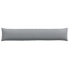 Coussins de canapé 2 pcs Gris clair 200 x 40 cm tissu 519702519702