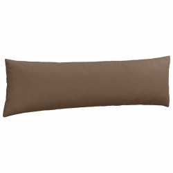 Coussins de canapé 2 pcs Marron 145 x 40 cm tissu 519704519704
