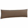 Coussins de canapé 2 pcs Marron 145 x 40 cm tissu 519704519704