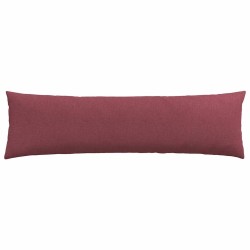 Coussins de canapé 2 pcs Bordeaux 145 x 40 cm tissu 519705519705