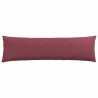 Coussins de canapé 2 pcs Bordeaux 145 x 40 cm tissu 519705519705