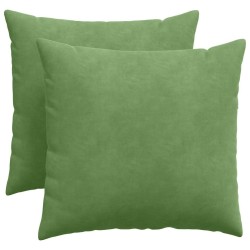 Coussins de canapé 2 pcs Vert clair 50 x 50 cm 519707519707