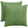 Coussins de canapé 2 pcs Vert clair 50 x 50 cm 519707519707