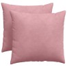 Coussins de canapé 2 pcs Rose 50 x 50 cm 519708519708