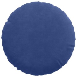 Coussins de siège 2 pcs Bleu police Ø30 x 13 cm Velours 519709519709
