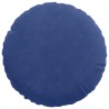 Coussins de siège 2 pcs Bleu police Ø30 x 13 cm Velours 519709519709