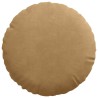 Coussins de siège 2 pcs Marron Ø30 x 13 cm Velours 519711519711