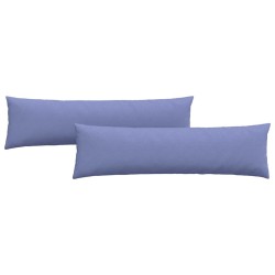 Coussins de canapé 2 pcs Bleu denim 145 x 40 cm tissu 519715519715