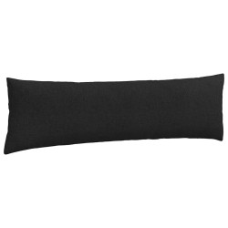 Coussins de canapé 2 pcs Noir 145 x 40 cm tissu 519717519717