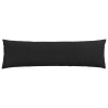 Coussins de canapé 2 pcs Noir 145 x 40 cm tissu 519717519717