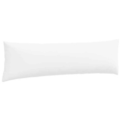 Coussins de canapé 2 pcs Blanc 145 x 40 cm tissu 519719519719