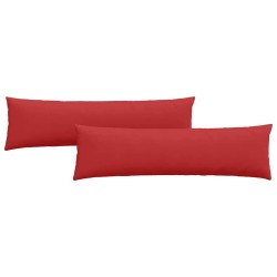 Coussins de canapé 2 pcs Rouge 145 x 40 cm tissu 519720519720