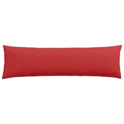 Coussins de canapé 2 pcs Rouge 145 x 40 cm tissu 519720519720