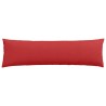 Coussins de canapé 2 pcs Rouge 145 x 40 cm tissu 519720519720