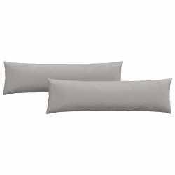 Coussins de canapé 2 pcs Gris nuage 145 x 40 cm tissu 519721519721