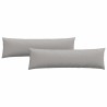 Coussins de canapé 2 pcs Gris nuage 145 x 40 cm tissu 519721519721