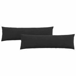 Coussins de canapé 2 pcs Noir 145 x 40 cm 519722519722
