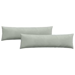 Coussins de canapé 2 pcs Gris clair 145 x 40 cm 519723519723