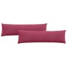 Coussins de canapé 2 pcs Bordeaux 145 x 40 cm 519724519724
