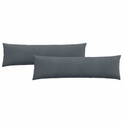 Coussins de canapé 2 pcs Gris foncé 145 x 40 cm 519727519727