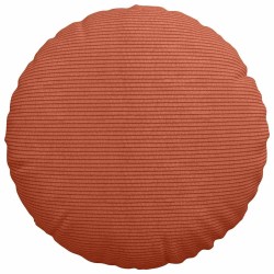 Coussins de siège 2 pcs Rouge orange Ø 40 cm 519729519729