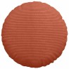 Coussins de siège 2 pcs Rouge orange Ø 40 cm 519729519729
