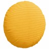 Coussins de siège 2 pcs Jaune clair Ø 40 cm 519730519730
