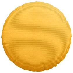 Coussins de siège 2 pcs Jaune clair Ø 40 cm 519730519730