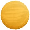 Coussins de siège 2 pcs Jaune clair Ø 40 cm 519730519730