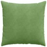 Coussins de canapé 2 pcs Vert clair 60 x 60 cm 519732519732