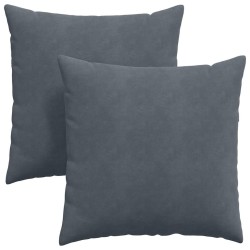 Coussins de canapé 2 pcs Gris foncé 60 x 60 cm 519734519734