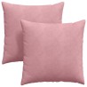 Coussins de canapé 2 pcs Rose 60 x 60 cm 519739519739