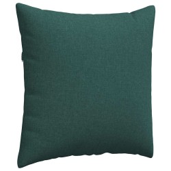 Coussins de canapé 2 pcs Vert foncé 60 x 60 cm tissu 519741519741