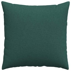 Coussins de canapé 2 pcs Vert foncé 60 x 60 cm tissu 519741519741
