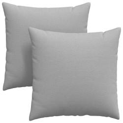 Coussins de canapé 2 pcs Gris nuage 60 x 60 cm tissu 519745519745
