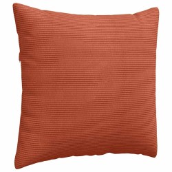 Coussins de canapé 2 pcs Rouge orange 50 x 50 cm 519753519753