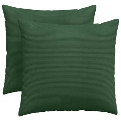 Coussins de canapé 2 pcs Vert foncé 50 x 50 cm 519754519754