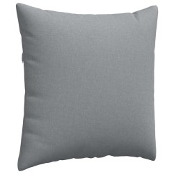 Coussins de canapé 2 pcs Gris clair 60 x 60 cm tissu 519763519763