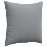 Coussins de canapé 2 pcs Gris clair 60 x 60 cm tissu 519763519763