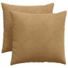 Coussins de canapé 2 pcs Marron 50 x 50 cm 519765519765