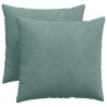 Coussins de canapé 2 pcs Vert Mer 50 x 50 cm 519766519766